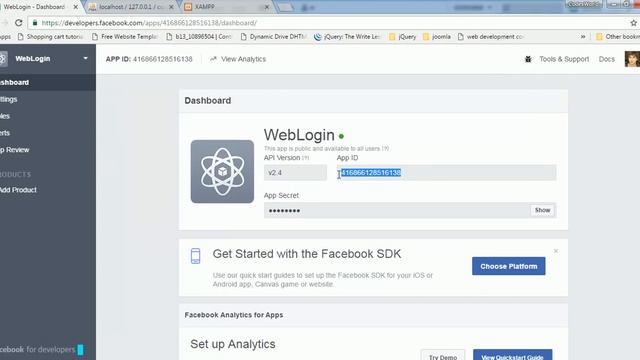 Login with Facebook using PHP смотреть онлайн