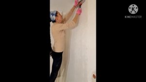 Стеклообои «Рогожка «. Поклейка стеклообоев