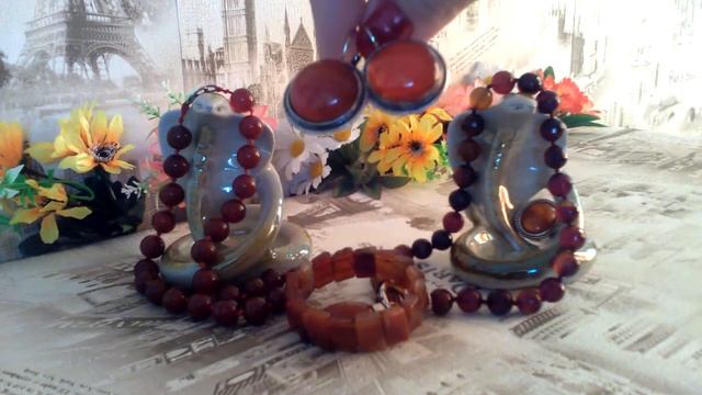 Мои украшения из натуральных камней. Сердолик смотреть онлайн