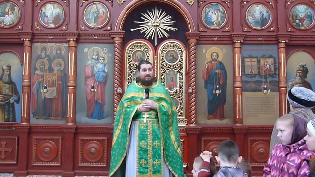 Проповедь иерея Алексея в праздник Входа Господня в Иерусалим