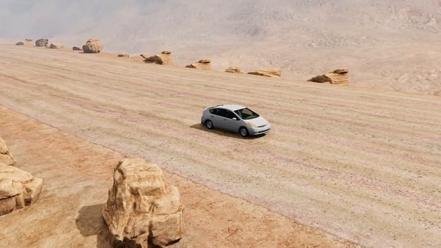 2nd gen prius offroad test BeamNG.Drive смотреть онлайн