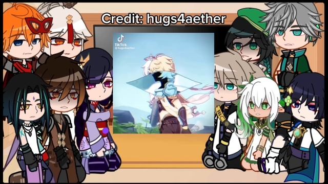 Genshin Impact characters react to the traveller||male MC||angst||don’t repost смотреть онлайн