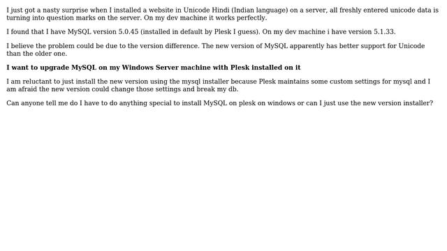 DevOps & SysAdmins: Upgrade MySQL on Plesk on Windows (2 Solutions!!) смотреть онлайн