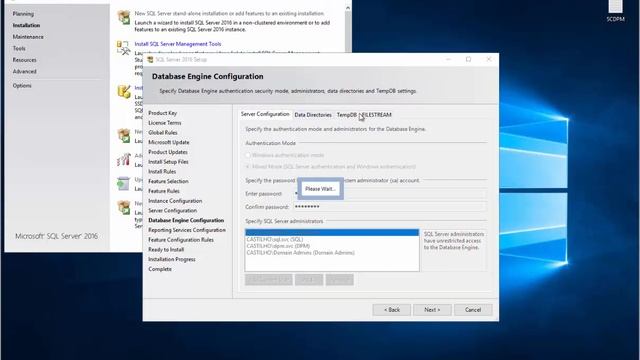 Instalando o SQL Server 2016 para o DPM 2016 смотреть онлайн