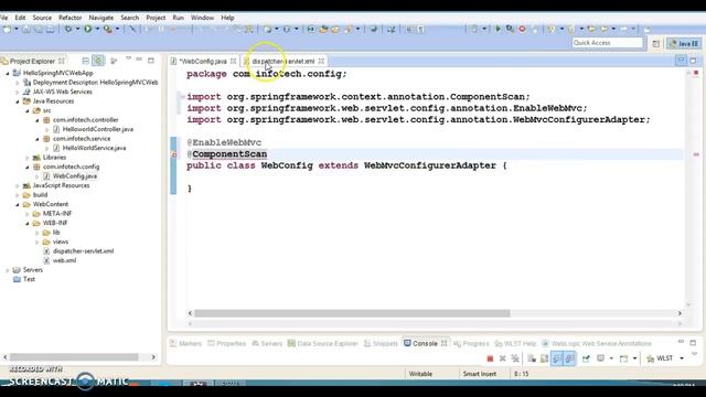 35.Spring MVC Hello World with Java Based configuration_PART1 смотреть онлайн
