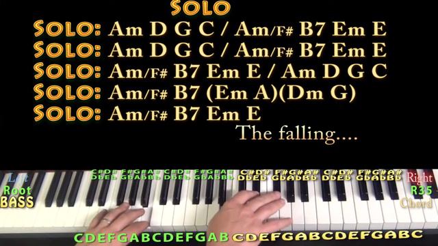 Autumn Leaves (Jazz Standard) Piano Cover Lesson in Em with Chords/Lyrics смотреть онлайн