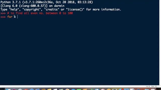 How To find all Even no. between 0 To 100 in python. смотреть онлайн