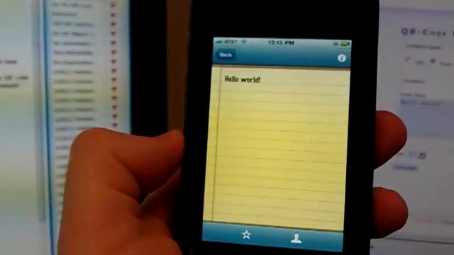 QR Code Reading in an iPhone смотреть онлайн