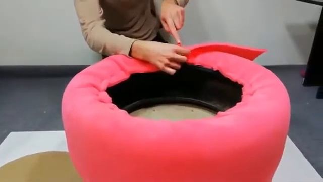 СТУЛ-ПУФ из ШИНЫ своими руками/ DIY chair смотреть онлайн