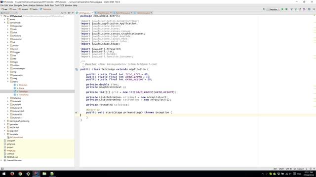 JavaFX Game: Tetris смотреть онлайн