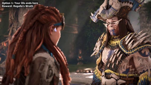Regalla's Choice (Both Rewards and Cutscenes) - Horizon Forbidden West смотреть онлайн