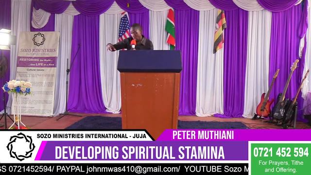 DEVELOPING SPIRITUAL STAMINA - Peter Muthiani смотреть онлайн