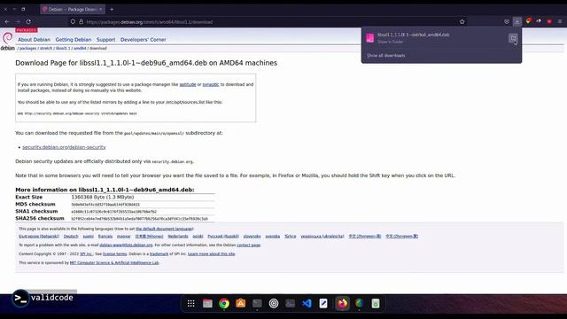 Fixing 'not opening' problem of FDM(Free Download Manager ) in ubuntu 22.04. | installing libssl1. смотреть онлайн