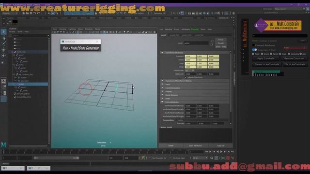 node2code -A Code generator for tools From Node Network In Maya смотреть онлайн