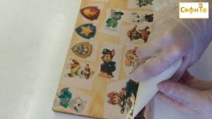 ⭐шокотрансфер⭐как сделать топперы с шокотрансферной печатью⭐