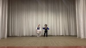 Сальманов Ильдан и Сабитова Аделина.Башкирский танец,,Дружба»