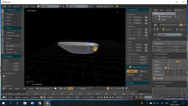 3 8 Практика. Модель лодки / Как сделать лодку в blender 3d смотреть онлайн