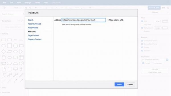 How to add links to shapes and text - draw.io Diagrams for Confluence