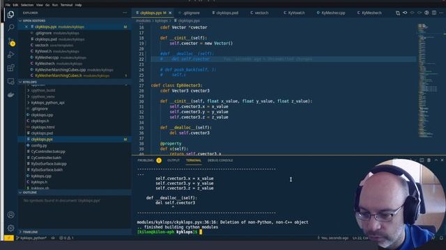 Back to implementing and porting the Godot C++ marching cubes mesher to Python part 3 | Ephestos смотреть онлайн