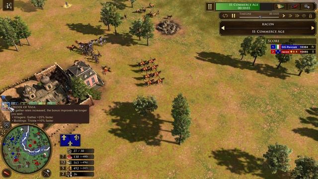 Age of Empires 3- Italy Vs French | GG.Revnak Vs Racon | Aoe3 DE | Definitive Edition | UHD смотреть онлайн