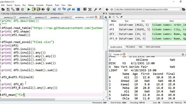 Python Data Science Dealing With Null Values and fillna Function смотреть онлайн
