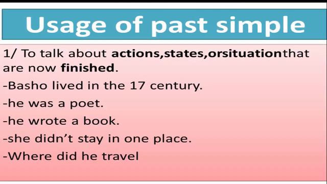 how to use past simple смотреть онлайн
