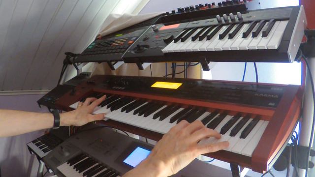 Korg Karma & Korg MicroX song Mixed Feelings Part 1 15.4.2022 смотреть онлайн