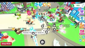 Топ трейды на неон Альбино Манки.Roblox Adopt Me