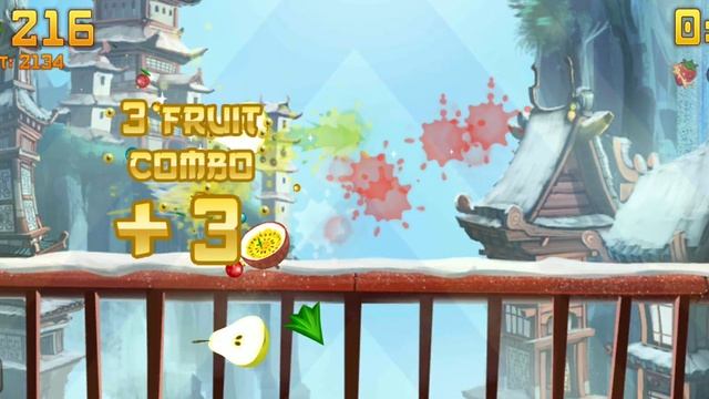 Fruit Ninja- Christmas Tree Blade смотреть онлайн