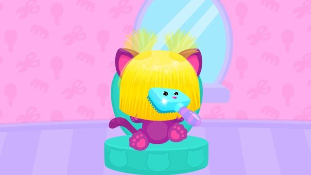 Best Hair Trick ? Cartoon | Cute & Tiny Hair Salon | Mobile Games for Toddlers смотреть онлайн