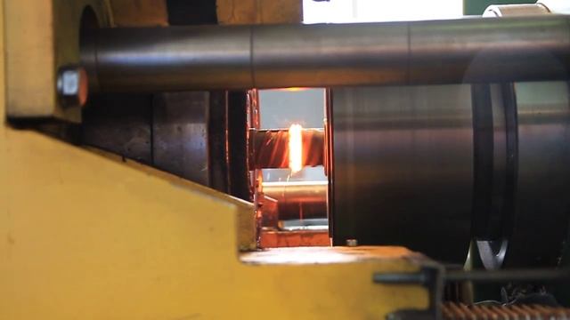Сварка трением арматуры 36 мм на станке ПСТ 20Т, видео 2 (Rebar friction welding video 2) смотреть онлайн