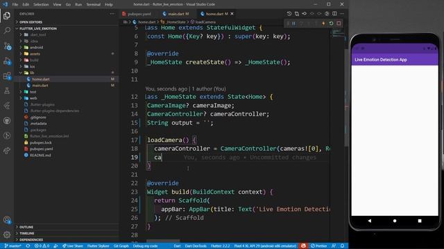 Live Emotion Detection App in Flutter? | Camera Controller | Google Teachable | Tflite with Flutter смотреть онлайн