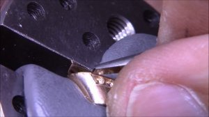 Закрепка камней Stone setting (Серьги)