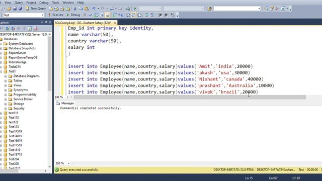 OrderBy In SqlServer | SqlServer Tutorial In Hindi | DataBase Management System | SqlServer Videos смотреть онлайн
