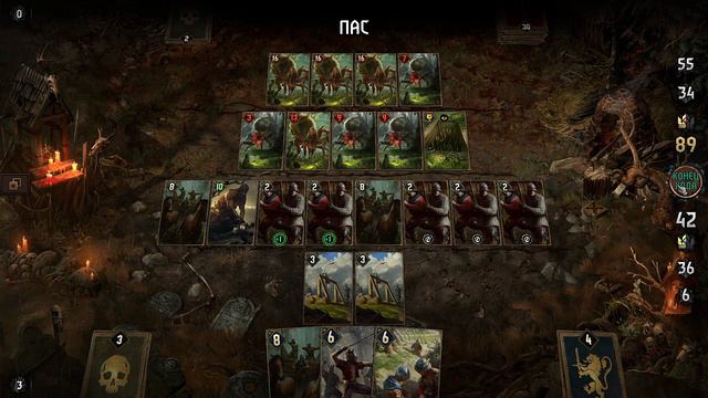 Thronebreaker БРОШЕННАЯ ДЕРЕВНЯ головоломка, гвинт, карты, пазл, Thronebreaker: The Witcher Tales