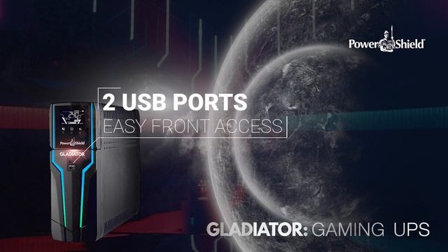 PowerShield Gladiator Gaming UPS смотреть онлайн
