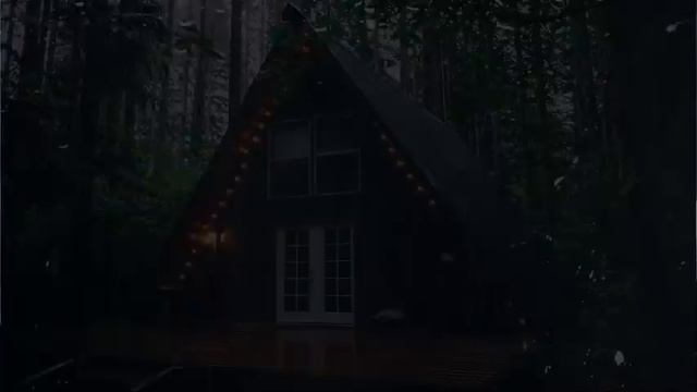Звуки дождя и грома для сна - Пусть звук дождя смоет твою печаль Шум дождя на крыше в туманном лесу смотреть онлайн