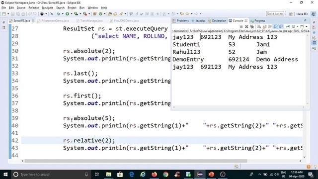 Advanced Java - CH2 JDBC (Scrollable and Updatable ResultSet and MetaData) смотреть онлайн