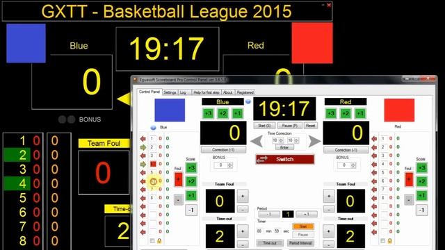 Eguasoft Basketball Scoreboard Pro Tutorial