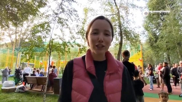 Открытие новой детской площадки на Кременчугской улице смотреть онлайн
