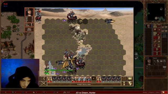 УНИКАЛЬНЫЙ ГЕРОЙ ИЗ КАМПАНИИ ПРИЧАЛА [Heroes 3 Jebus Outcast 2.83 unic] Yama_Darma vs Dama_Yarma смотреть онлайн