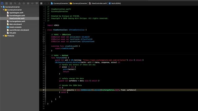 Currency Converter - Xcode11 - Swift 5 смотреть онлайн