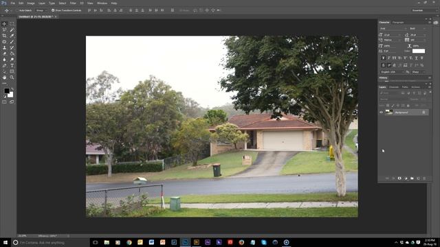Remove rain from a photo in Photoshop смотреть онлайн