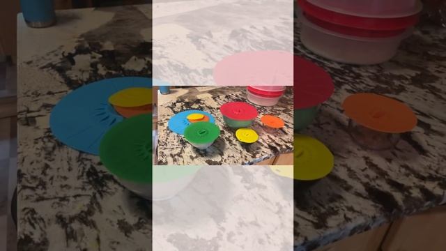 Silicone Stretch Lids and Food Covers #kitchenappliances #kitchengadgets смотреть онлайн