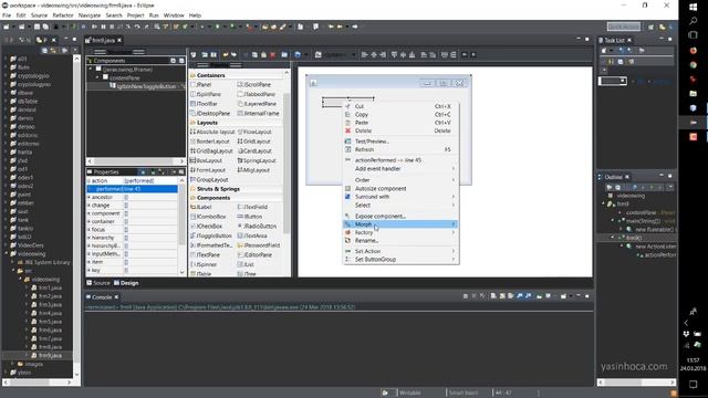 Java Swing - 09 - JToggleButton смотреть онлайн