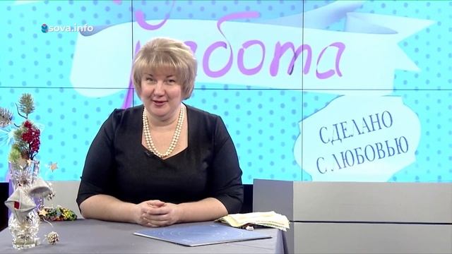 Ёлочная игрушка и прихватка по одной выкройке. Ручная работа смотреть онлайн