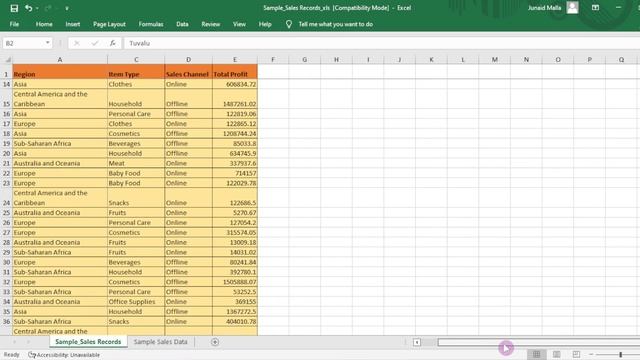 Freeze Top Row and First Column in Microsoft Excel | Freeze Panes смотреть онлайн