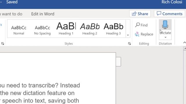 Word Online - How To Use Voice Dictation смотреть онлайн