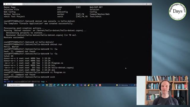 Magdeburger Developer Days 2021 03.09.2021 - Rainer Stropek "Docker-Tricks für .NET Entwicklung" смотреть онлайн