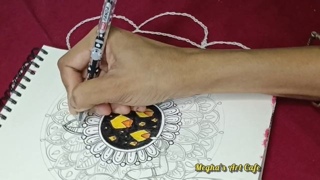 Diwali special Mandala art ??? #youtube #diwali #mandalaart смотреть онлайн